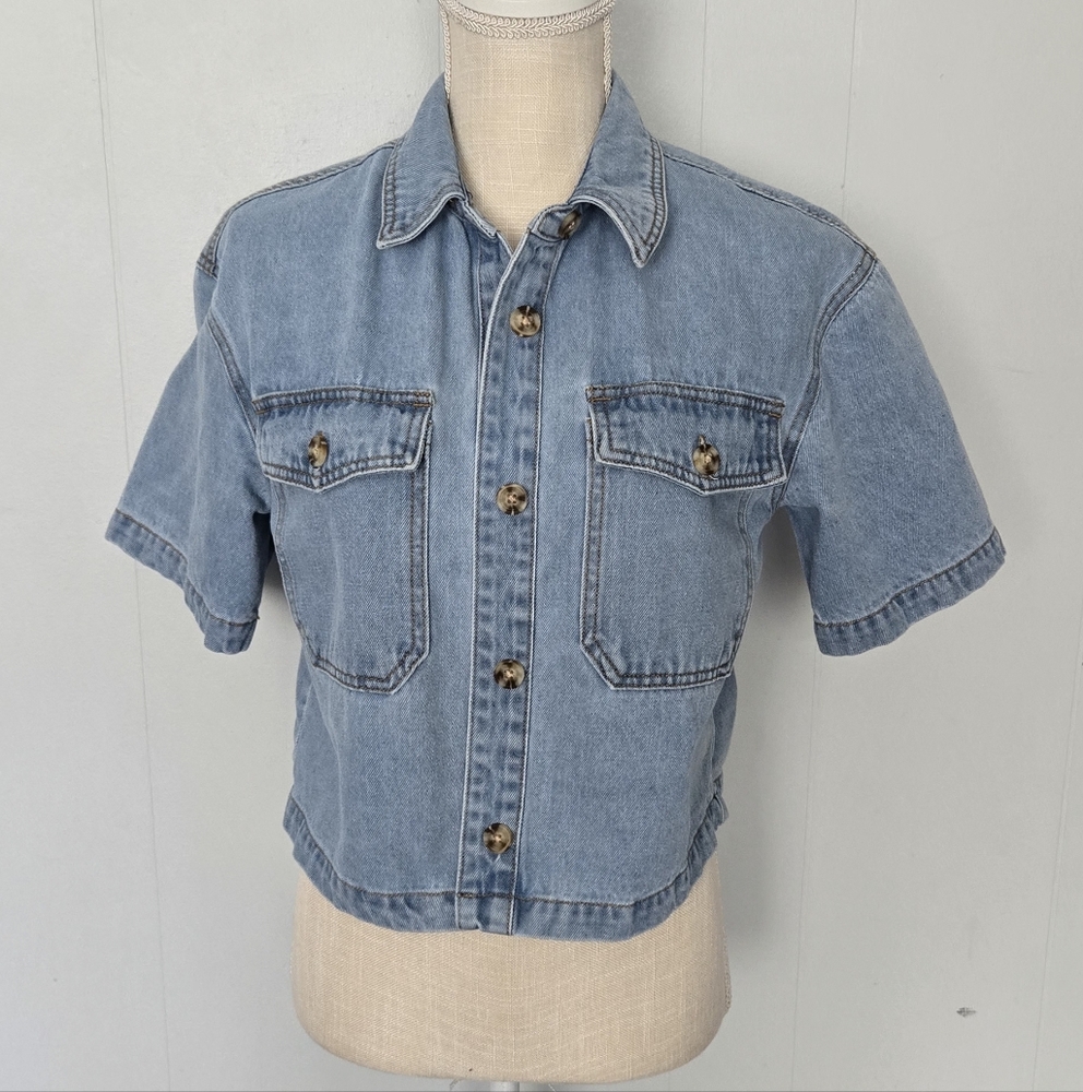 Light Blue Denim Shirt